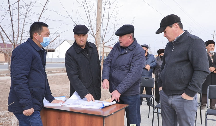АТБ Микрокредитбанкнинг туман филиали янги биноси  қурилишиг