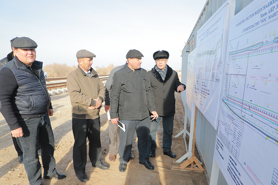 Yangi suv tozalash inshootining qurilishi boshlandi