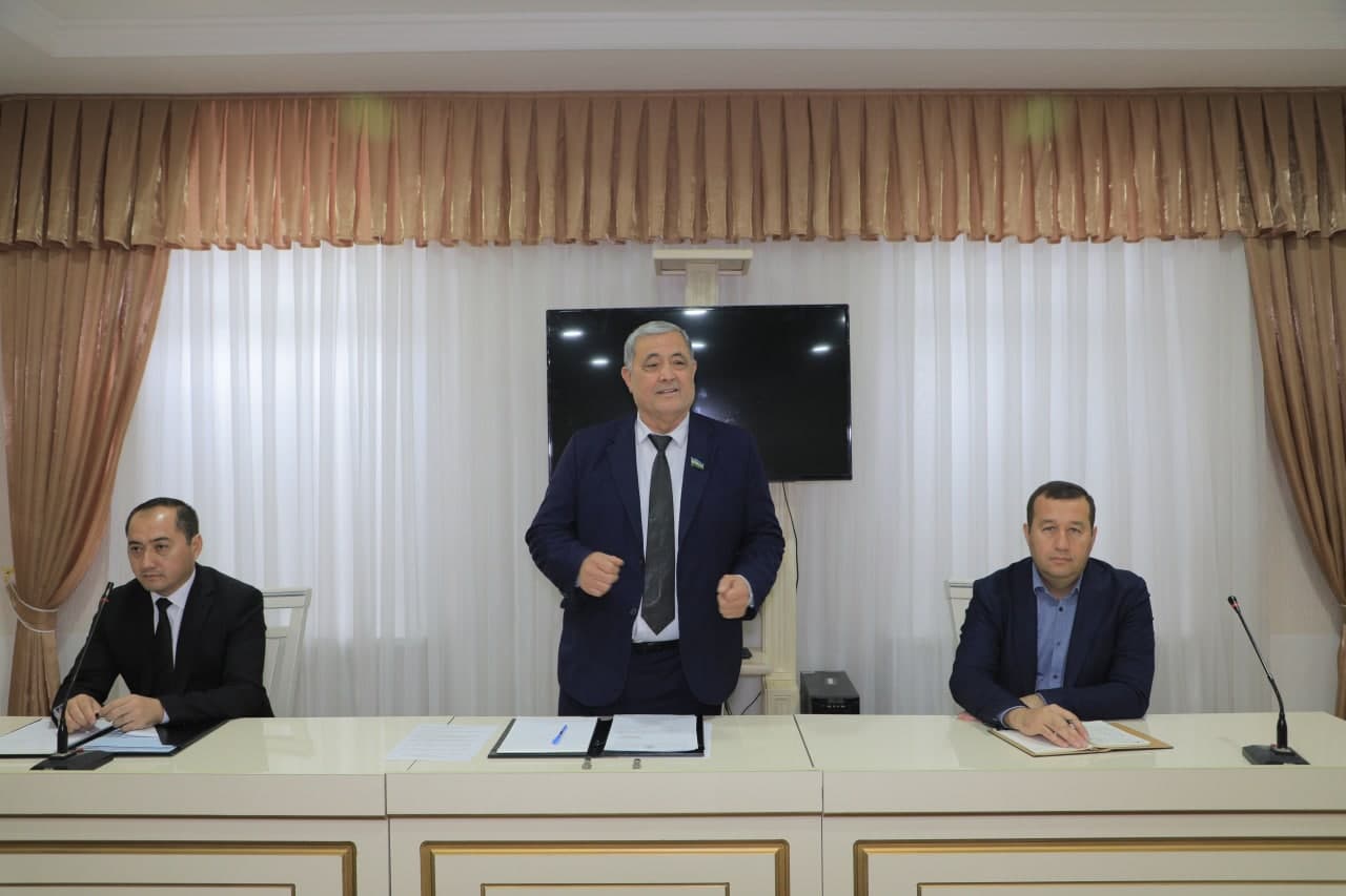 Senator Bahodir Tojiyev ishtirokida tumanda bogʻdorchilik va