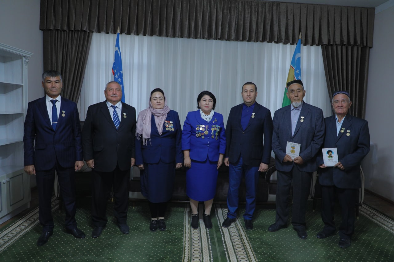 Amudaryo tumani hokimi Sultonboy Yoʻldashev va bir qator tum