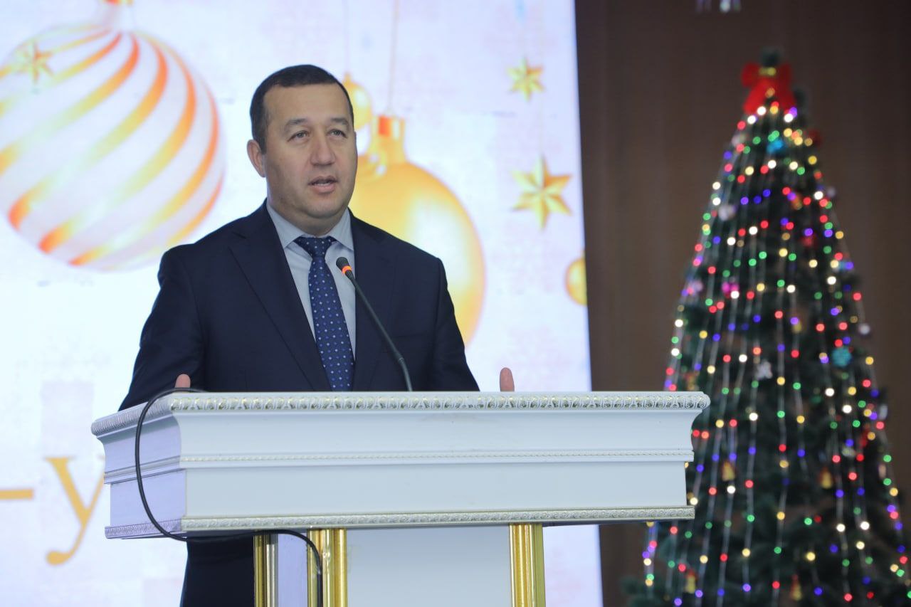 Amudaryo tumani hokimi Sultonboy Yoʻldashevning Yangi yil ba