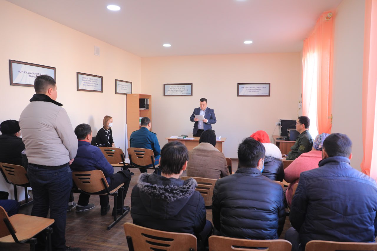 PROBATsIYa GURUHI HISOBIDA TURUVChI 17 NAFAR MAHKUM MUDDATID