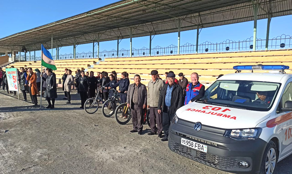 TIBBIYoT XODIMLARI OMMAVIY SPORT TADBIRLARIDA FAOL IShTIROK 