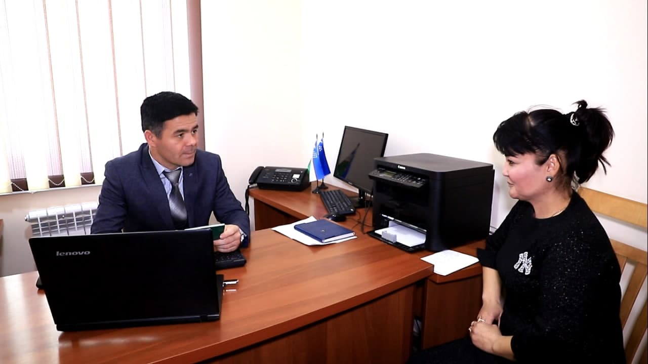 Амударё туманидаги Халқ қабулхонасига 2020 йил давомида жисм