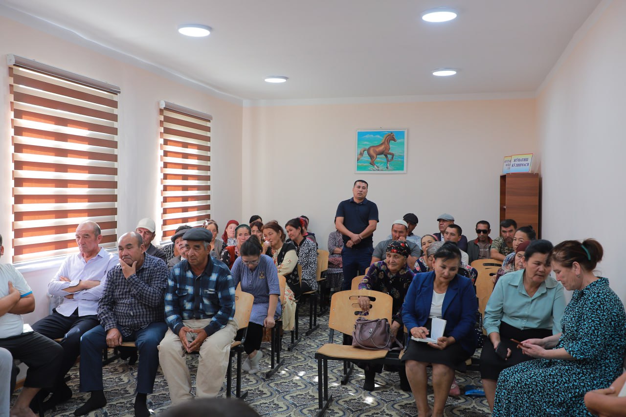 TOShYoP OVULIDA SAYYoR QABUL OʻTKAZILDI