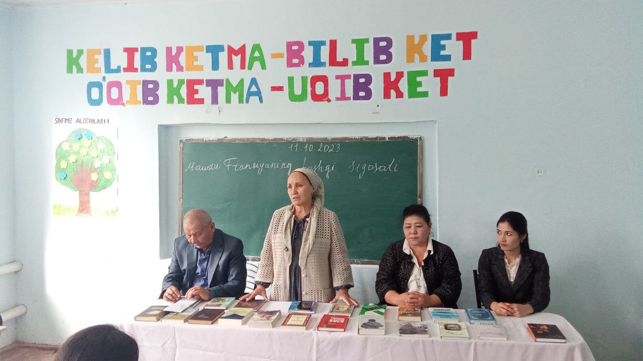 “BESh MUHIM TAShABBUS – YoShLARGA QANOT” GRANT LOYIHASI DOIR