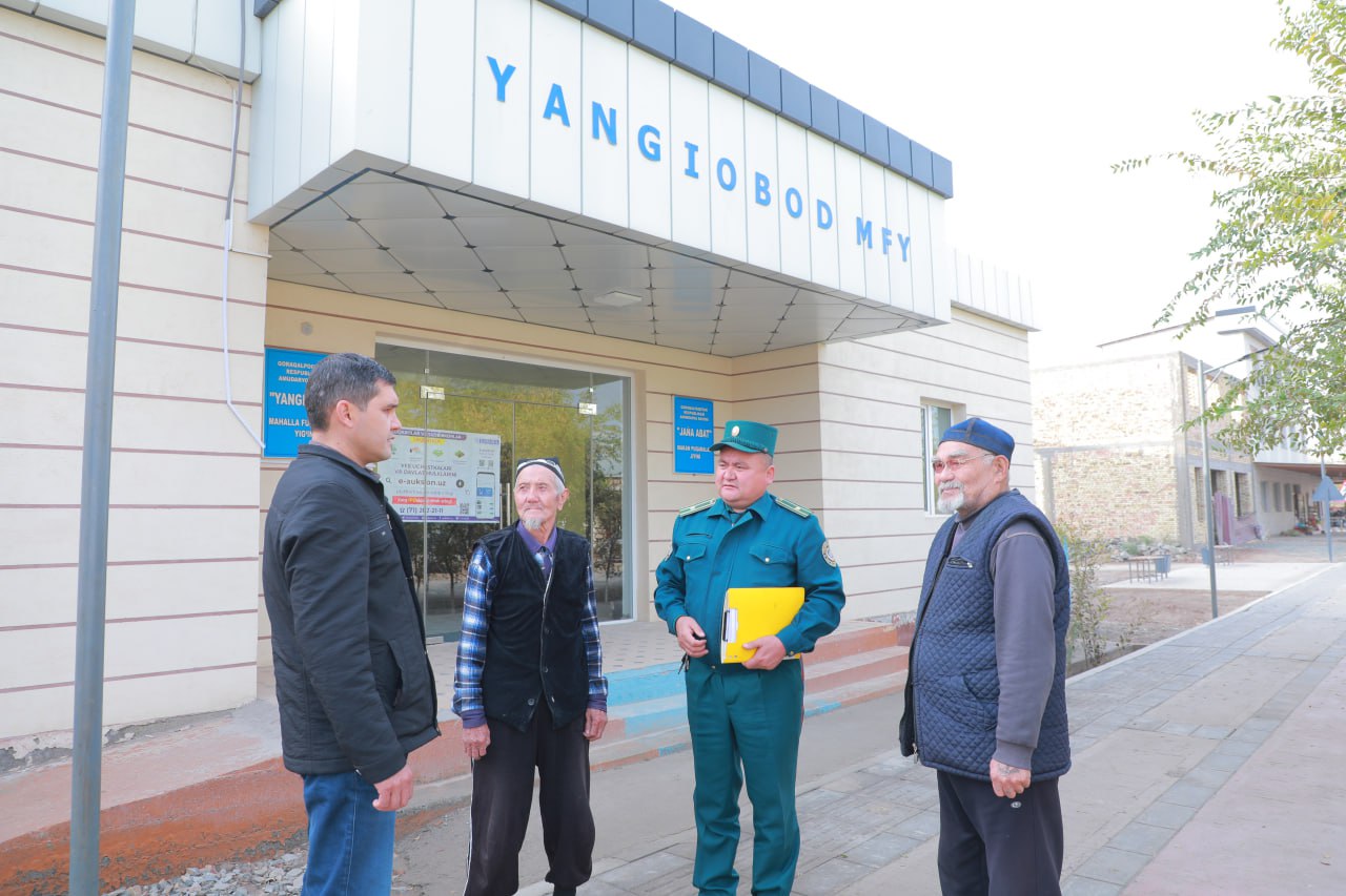 “YaShIL” TOIFADAGI MAHALLANING FIDOYI HUDUDIY INSPEKTORI