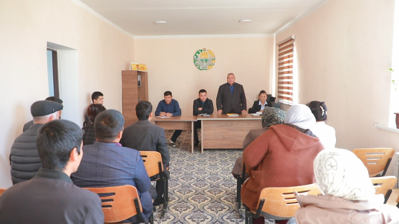 Toshyop ovulida sayyor qabul oʻtkazildi