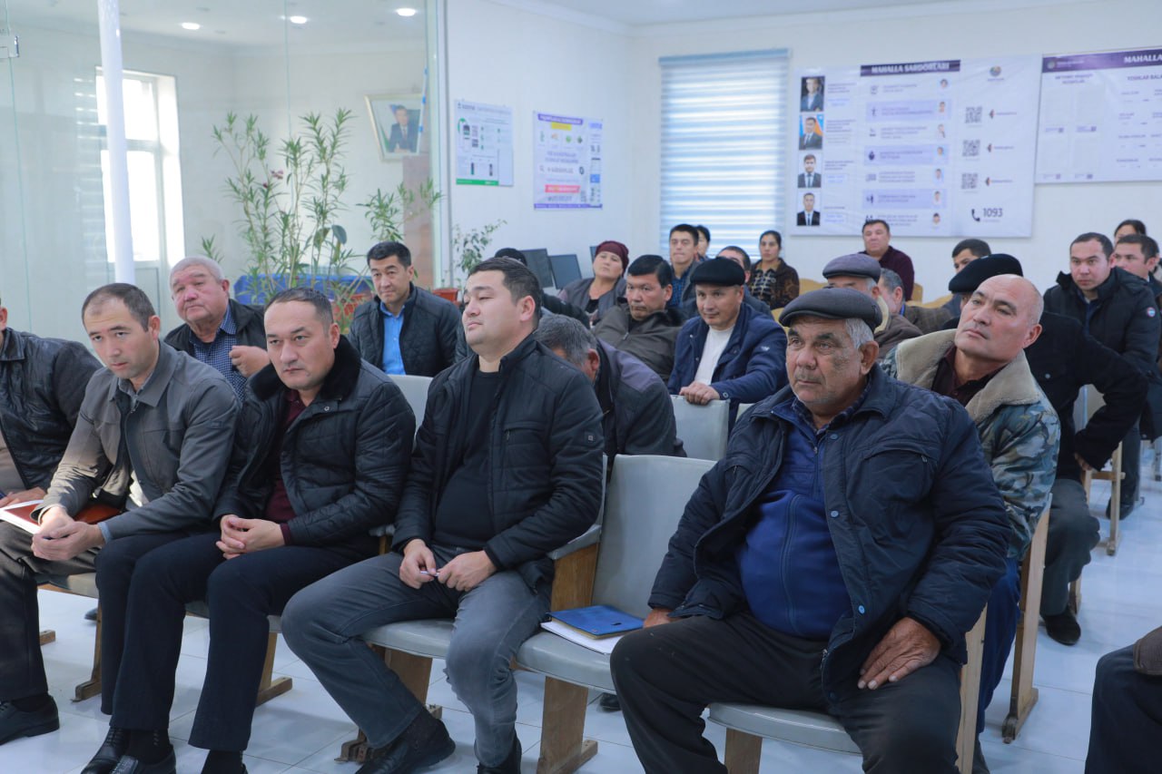 ХИЗР ЭЛИ МАҲАЛЛАСИДА НАВБАТДАГИ САЙЁР ҚАБУЛ ЎТКАЗИЛДИ