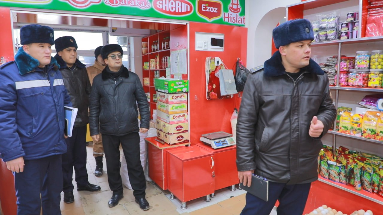 MANGʻIT DEHQON BOZORI HUDUDIDA YoNGʻIN XAVSIZLIGINI TAʼMINLA
