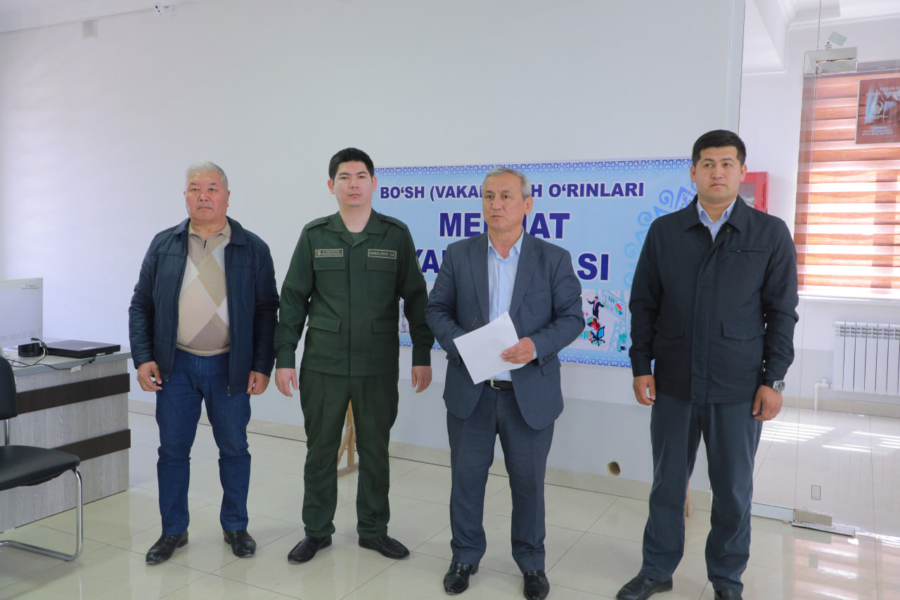 Navbatdagi mehnat yarmarkasida 33 nafar fuqaro doimiy ishga 