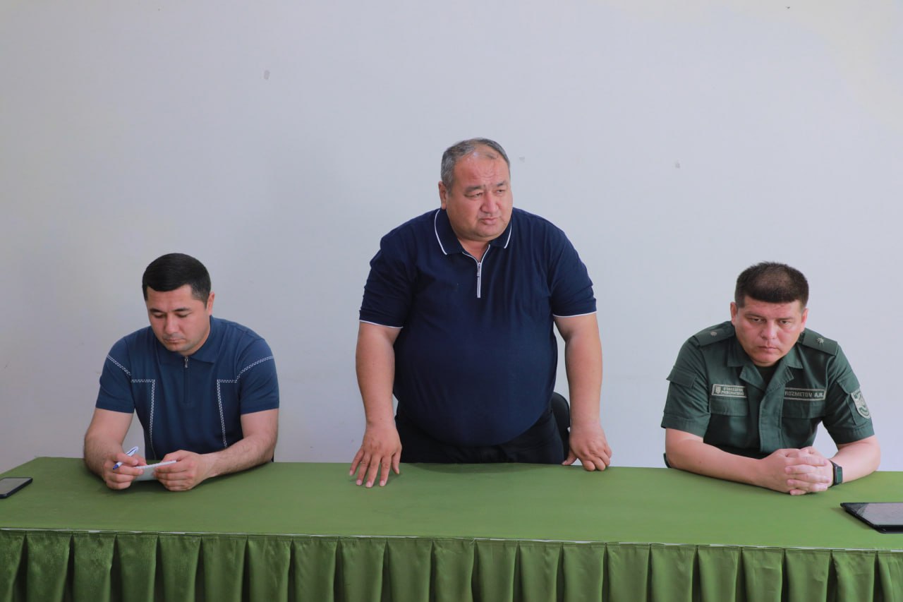 Amir Temur nomli ovulda tuman hokimining sayyor qabuli oʻtka