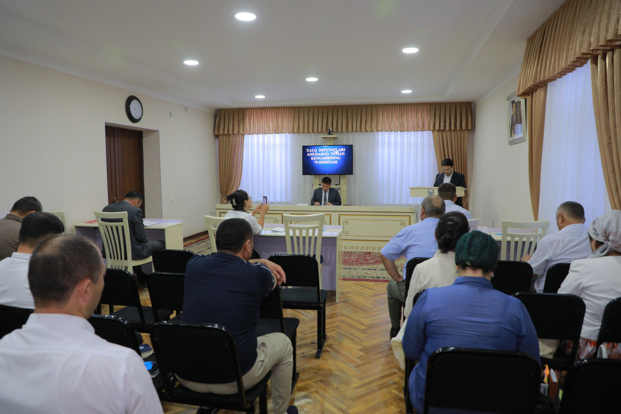 Xalq deputatlari tuman Kengashining 75-sessiyaci toʻgʻrisida