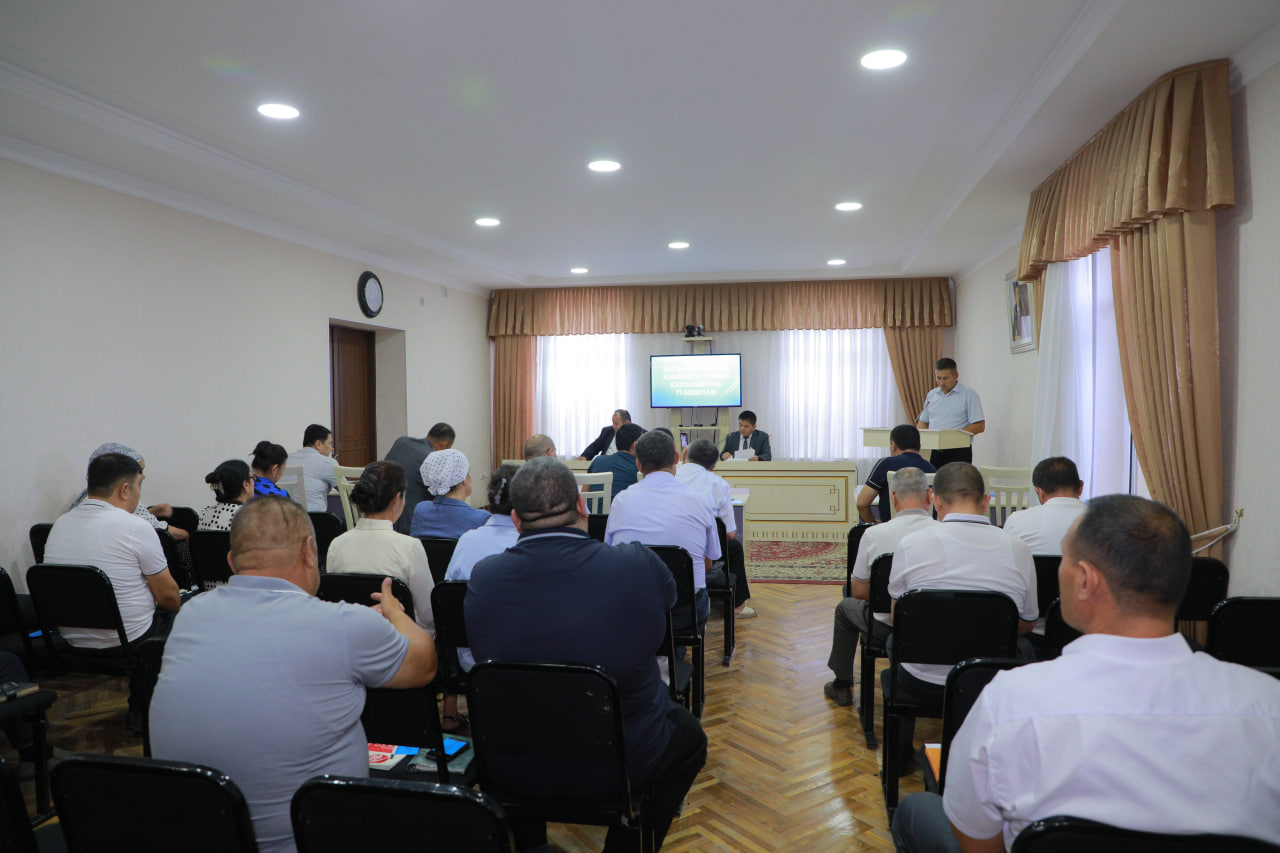 Xalq deputatlari Amudaryo tuman Kengashining 77-sessiyasi to