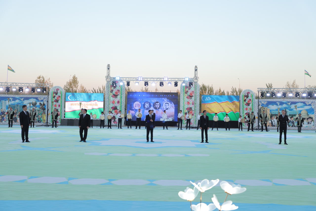 AMUDARYo TUMANIDA MUSTAQILLIK BAYRAMI TANTANALI TARZDA NIShO