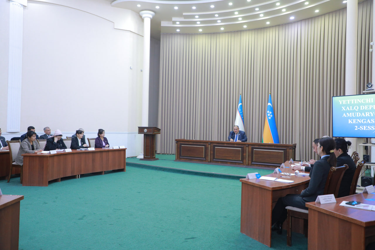 VII чақириқ Халқ депутатлари Амударё туман Кенгашининг 2-сес