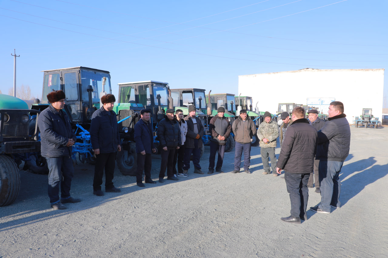 Агротехникалар мавсумга шай ҳолатга келтирилмоқда