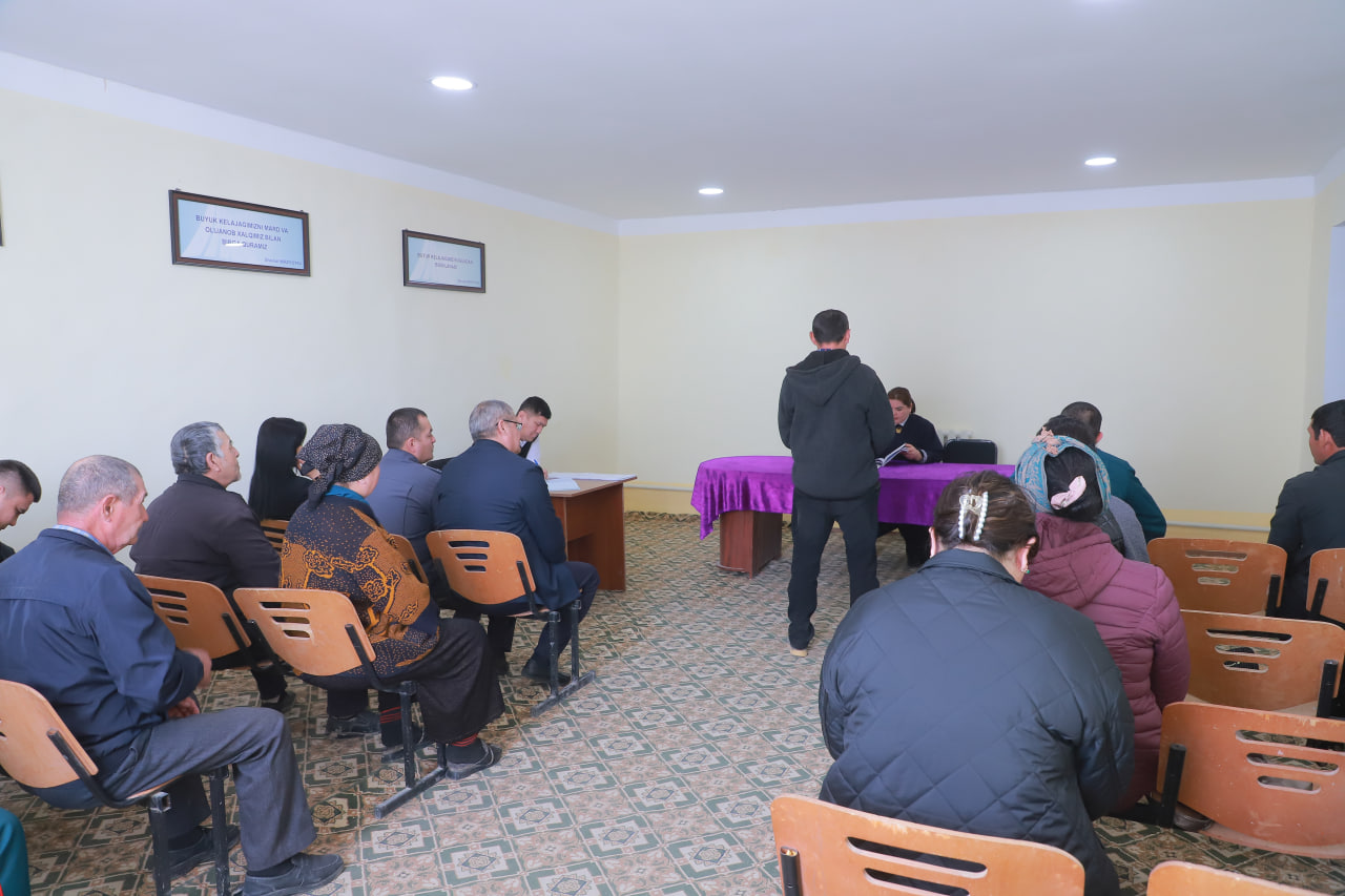 Durunki mahallasida sayyor sud majlisi oʻtkazildi