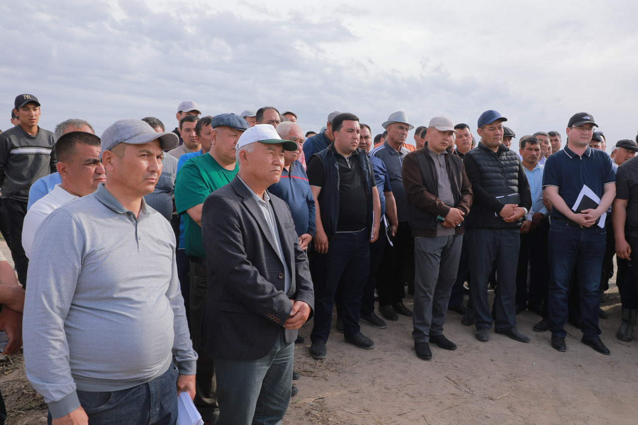 Пахтадан юқори ҳосил олиш масалаларига бағишланган семинар б