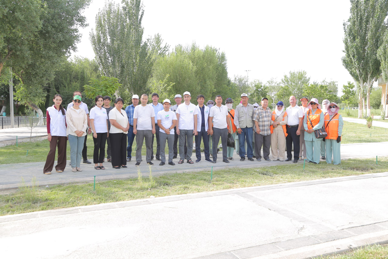 Nukus shahrida “Toza hudud” aktsiyasi oʻtkazildi