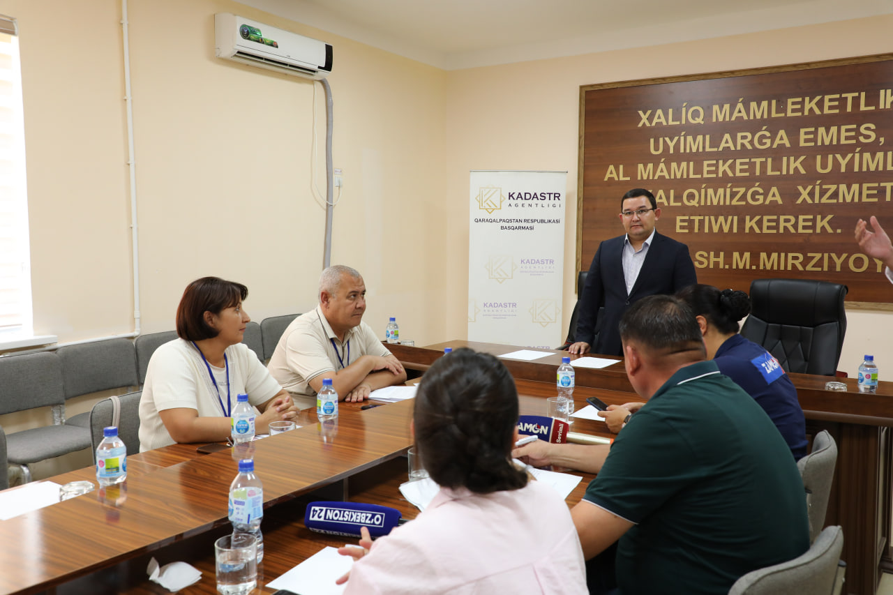 Давлат кадастрлари палатаси Қорақалпоғистон Республикаси бошқармаси томонидан пресс-тур ташкил қилинди