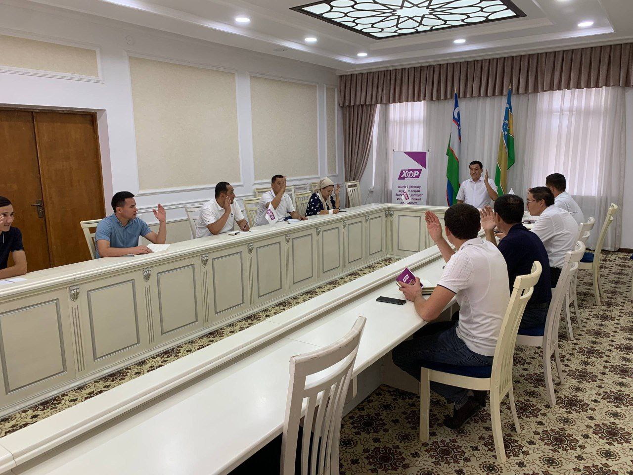 Ўзбекистон Халқ демократик партияси Амударё туман кенгашинин