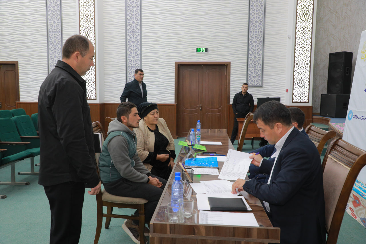Амударёда Давлат кадастрлари палатаси раисининг биринчи ўринбосари томонидан сайёр қабул ўтказилди