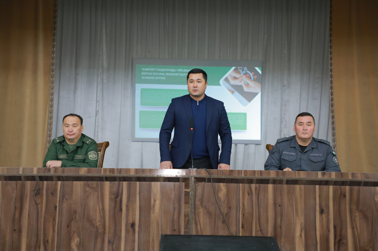 “GIYoHVANDLIK — ILLAT, UNGA QARShI KURAShISh HAR BIR INSONNING BURChI” MAVZUSIDA SEMINAR TAShKIL ETILDI