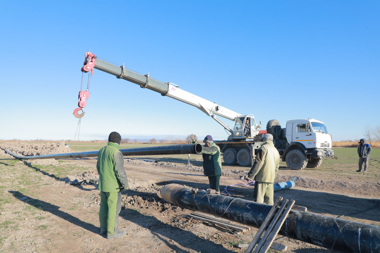 Аҳоли фаровонлиги йўлида муҳим қадам: Амударёда газ таъминот
