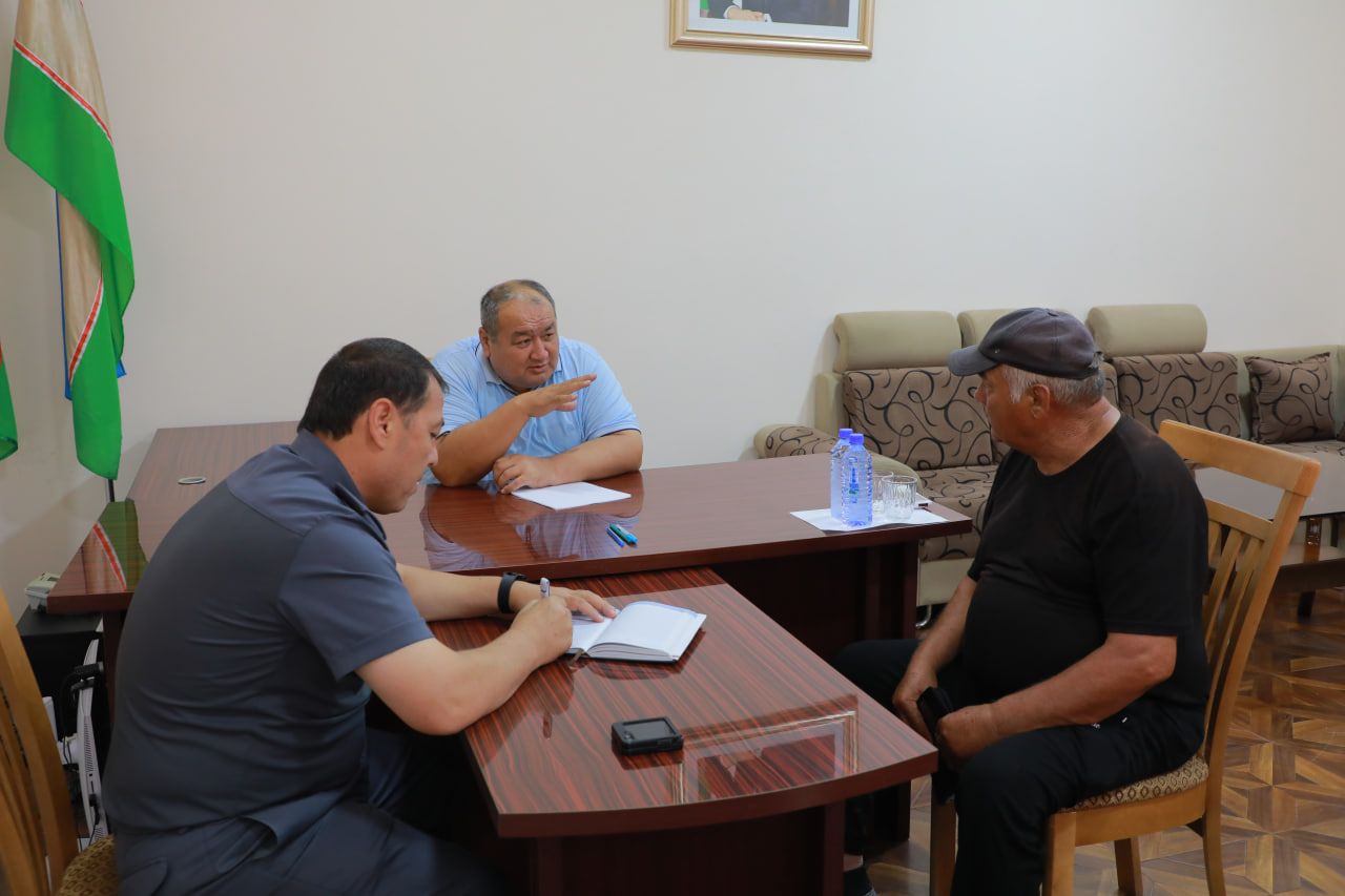 Амударё тумани ҳокимининг навбатдаги шахсий қабули бўлиб ўтди