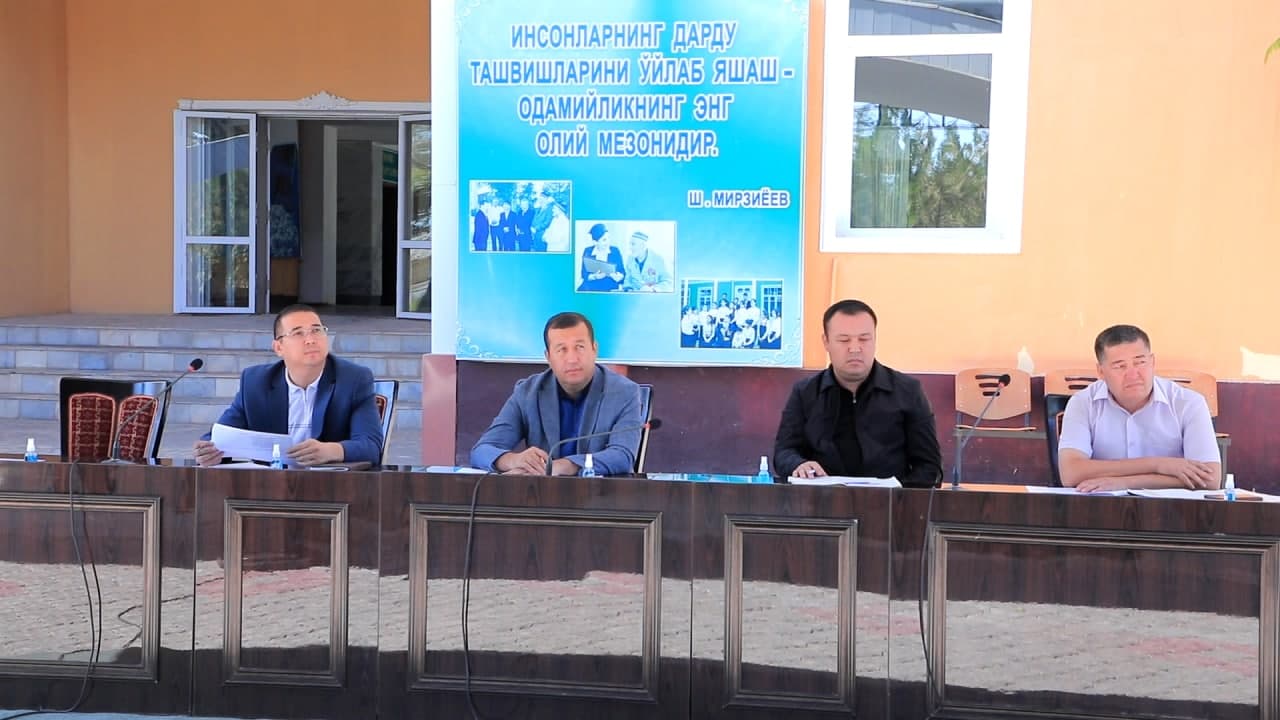 Тадбиркорлар муражаатларини ҳал қилиш юзасидан сайёр қабул ў