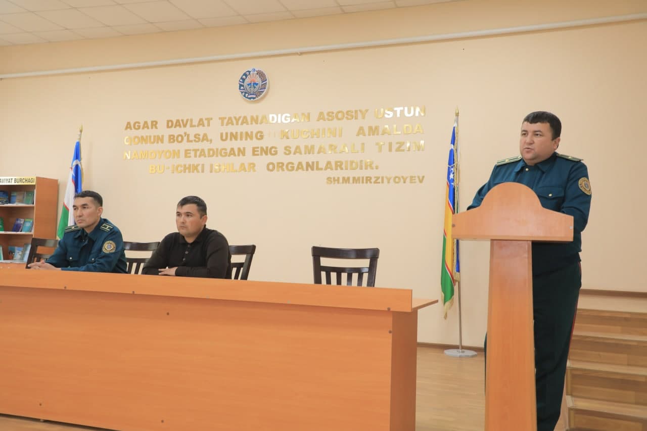 ЁШЛАР БИЛАН УЧРАШУВДА ҲУҚУҚБУЗАРЛИКЛАРНИНГ ОЛДИНИ ОЛИШ МАСАЛ