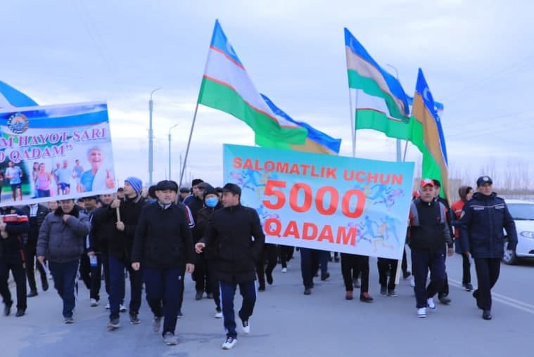 “SOGʻLOM HAYoT SARI 5000 QADAM”