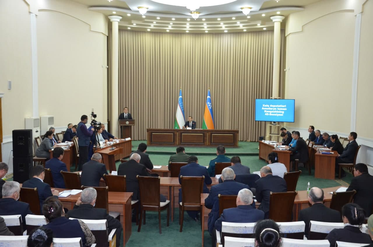 Xalq deputatlari Amudaryo tuman Kengashining navbatdagi 45-s
