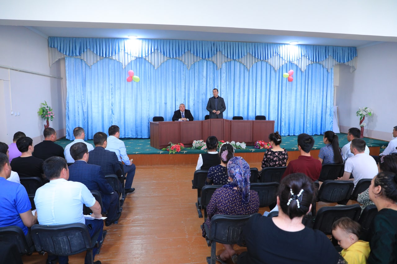 Olmazor mahallasida tuman hokimining sayyor qabuli oʻtkazild