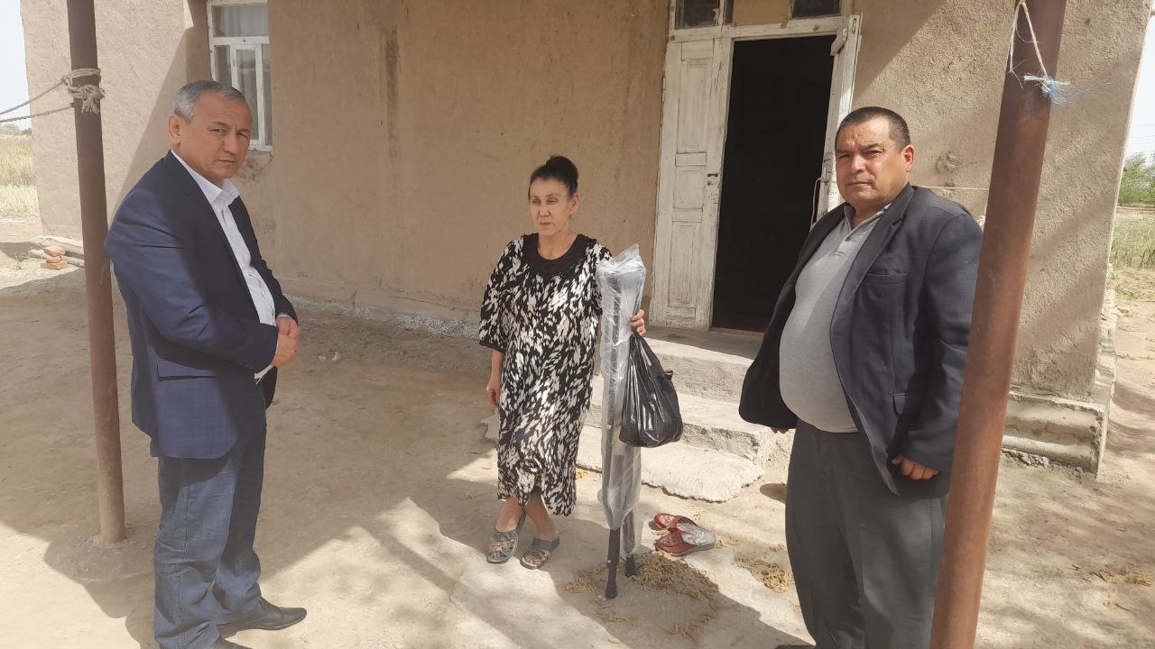 Deputat nogironligi boʻlgan keksalar va nuroniylar xolidan x