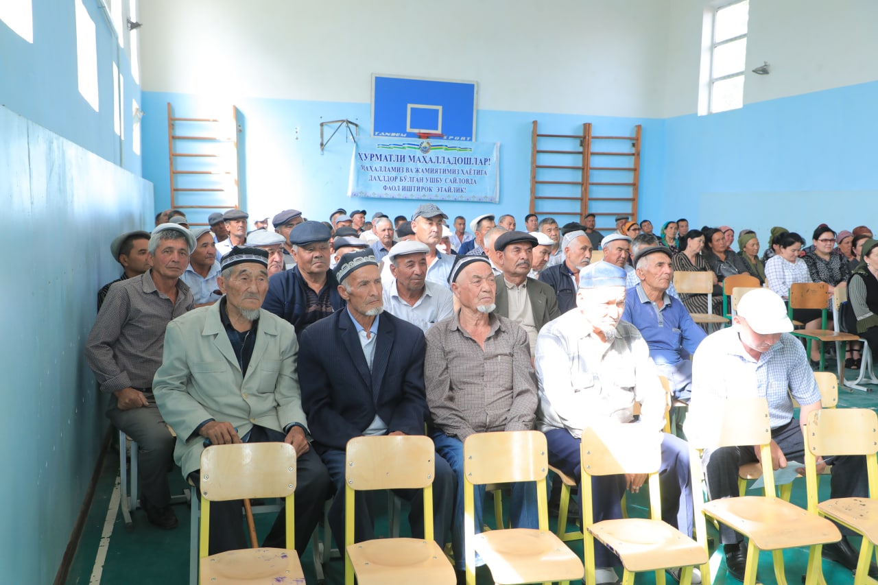 Amudaryo tumanida fuqarolar yigʻinlari raisi saylovi oshkora