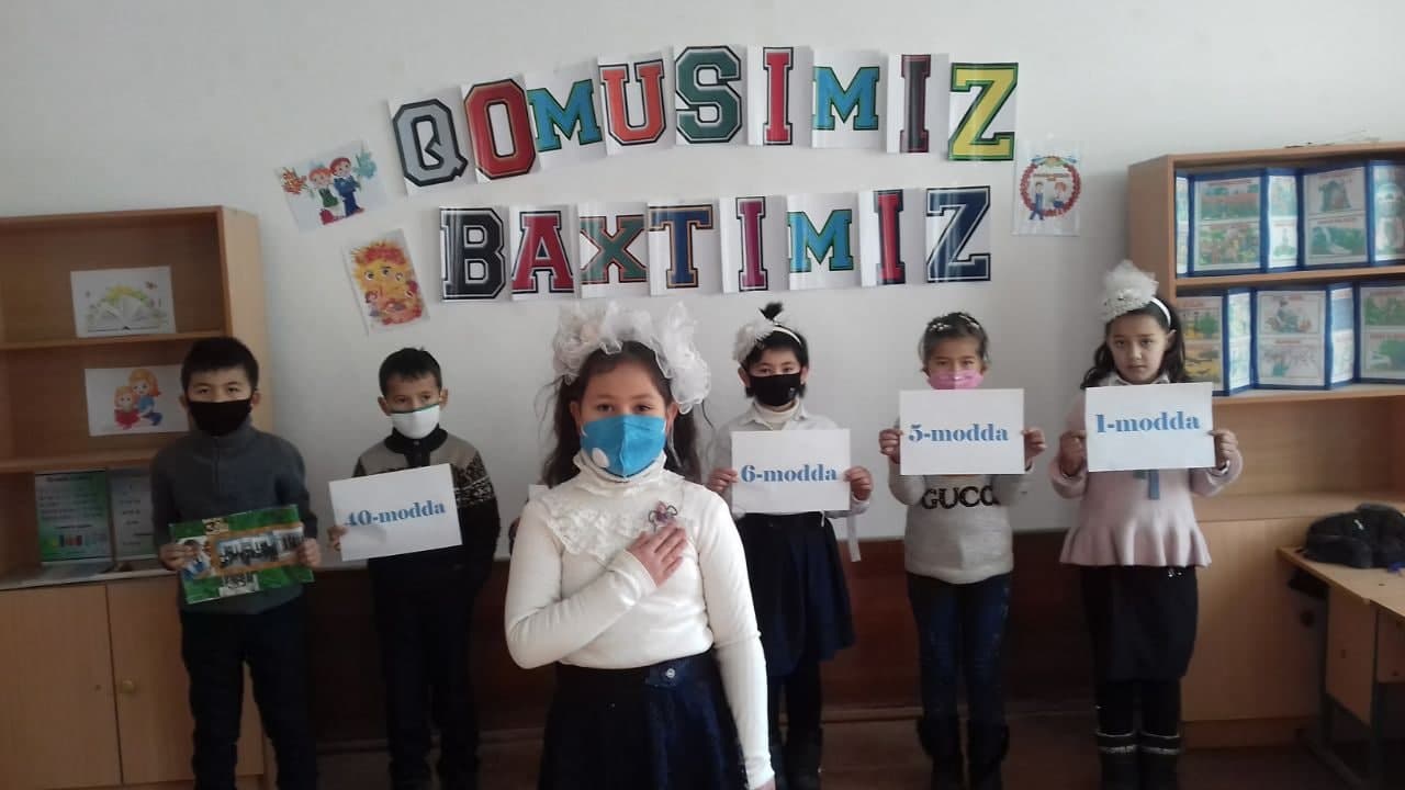 “KONSTITUTsIYa – BAXTIMIZ QOMUSI” BAYRAM TADBIRI BOʻLIB OʻTD