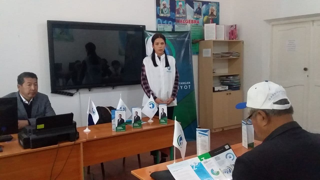 "KELAJAK UChUN OVOZ BERAMAN" ShIORI OSTIDA TARGʻIBOT TADBIRI