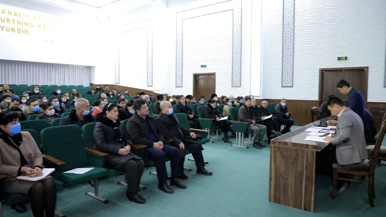 Президент қарорининг мазмун-моҳияти юзасидан туман Маданият 