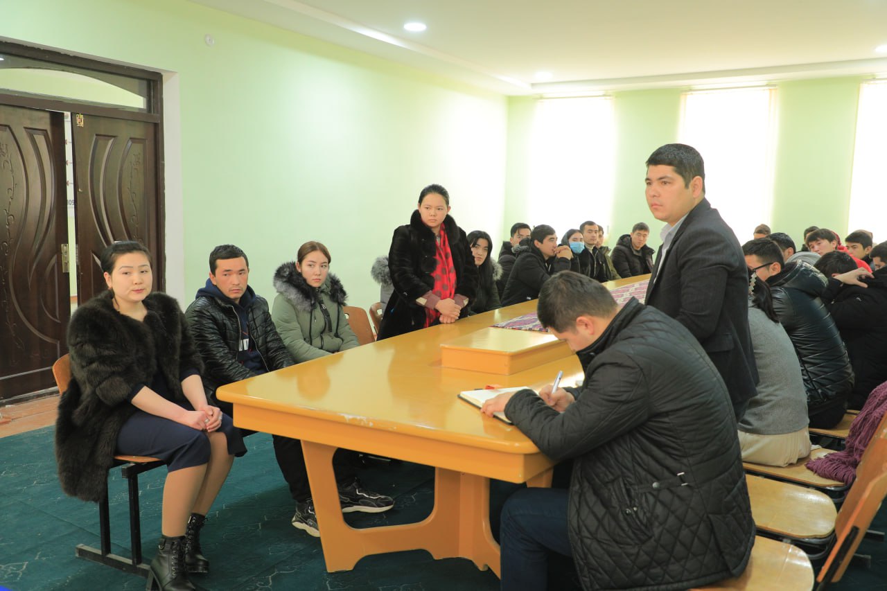 Choykoʻl ovulida yoshlar bilan uchrashuv oʻtkazildi