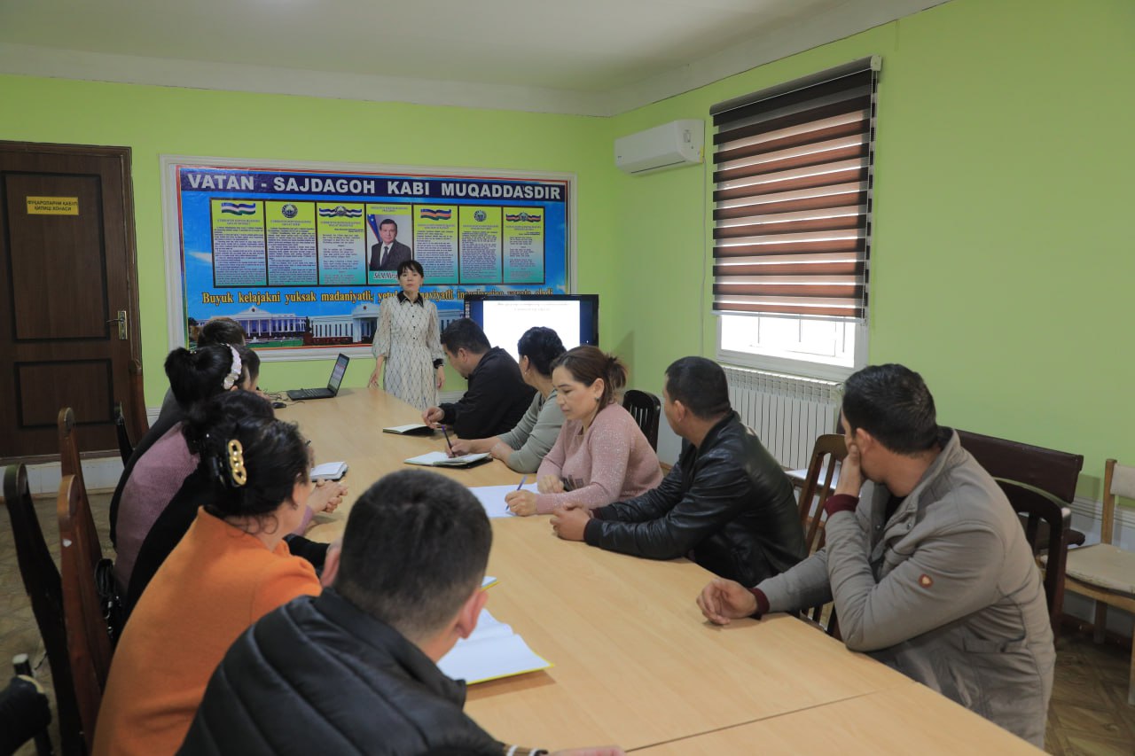 ПАРАЗИТАР КАСАЛЛИКЛАРДАН ҲИМОЯЛАНИШ БЎЙИЧА ЎҚУВ-СЕМИНАР БЎЛИ