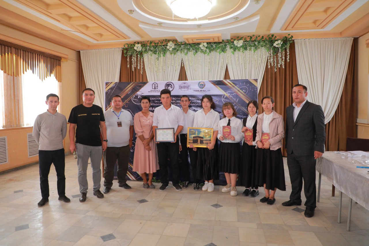 “ZAKOVAT” INTELLEKTUAL OʻYININING TUMAN BOSQIChI QIZIQARLI T