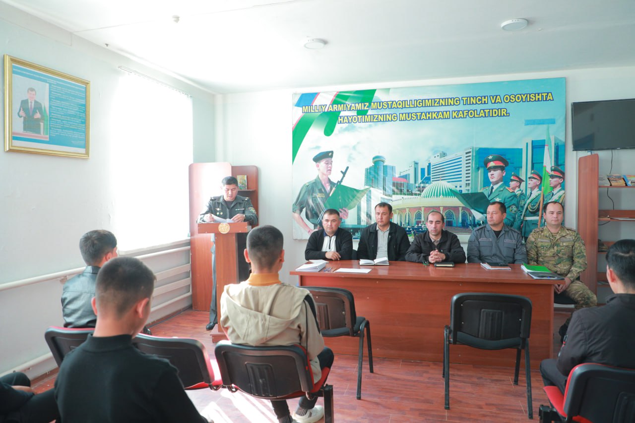 HARBIY XIZMATGA ChAQIRILUVChILARNI TANLOV TADBIRLARI DAVOM E