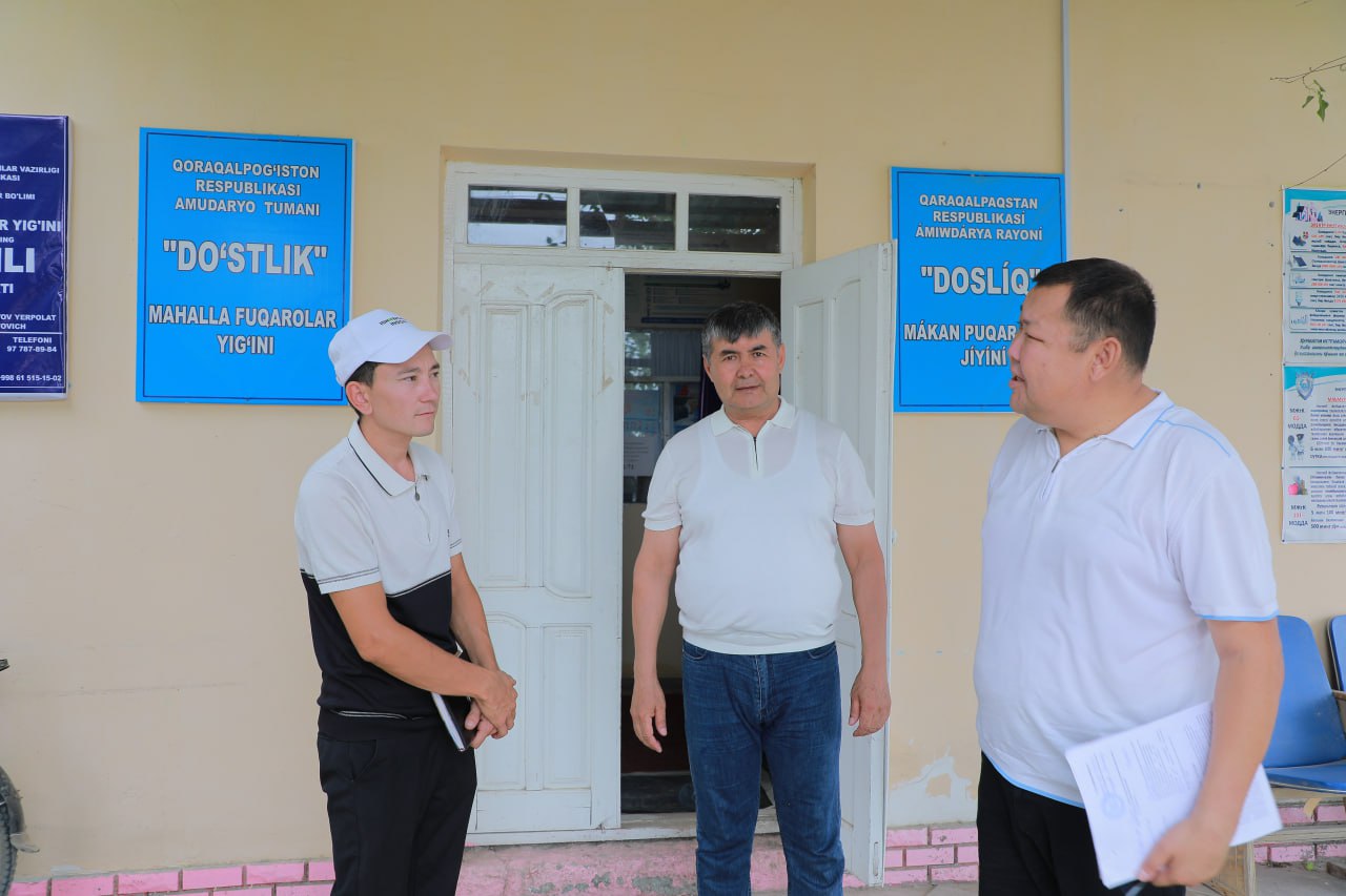 MANGʻIT ShAHRI MAHALLALARIDA NAZORAT TADBIRLARI OʻTKAZILDI