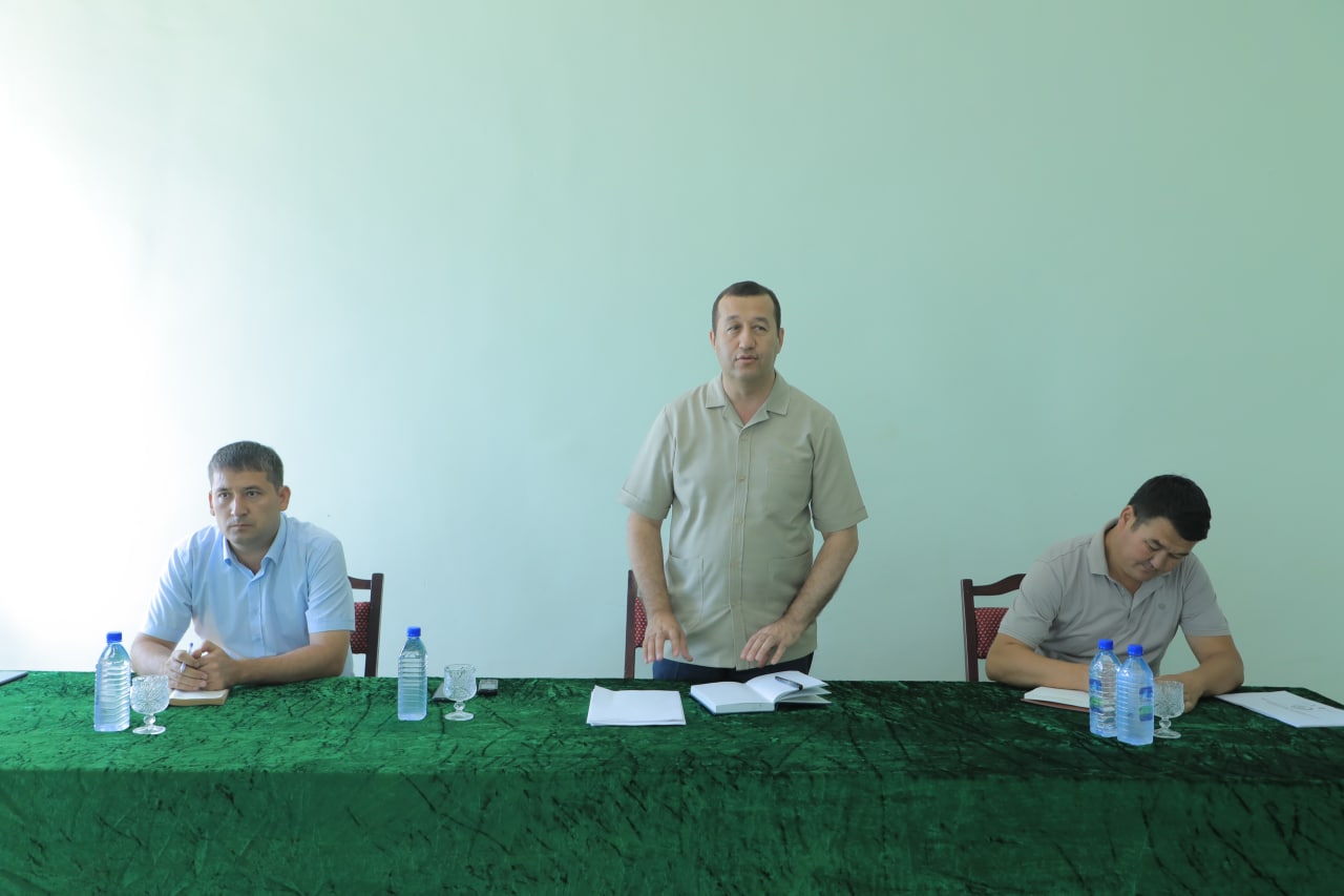 Nazarxon ovuli yoshlari bilan tuman hokimining navbatdagi uc