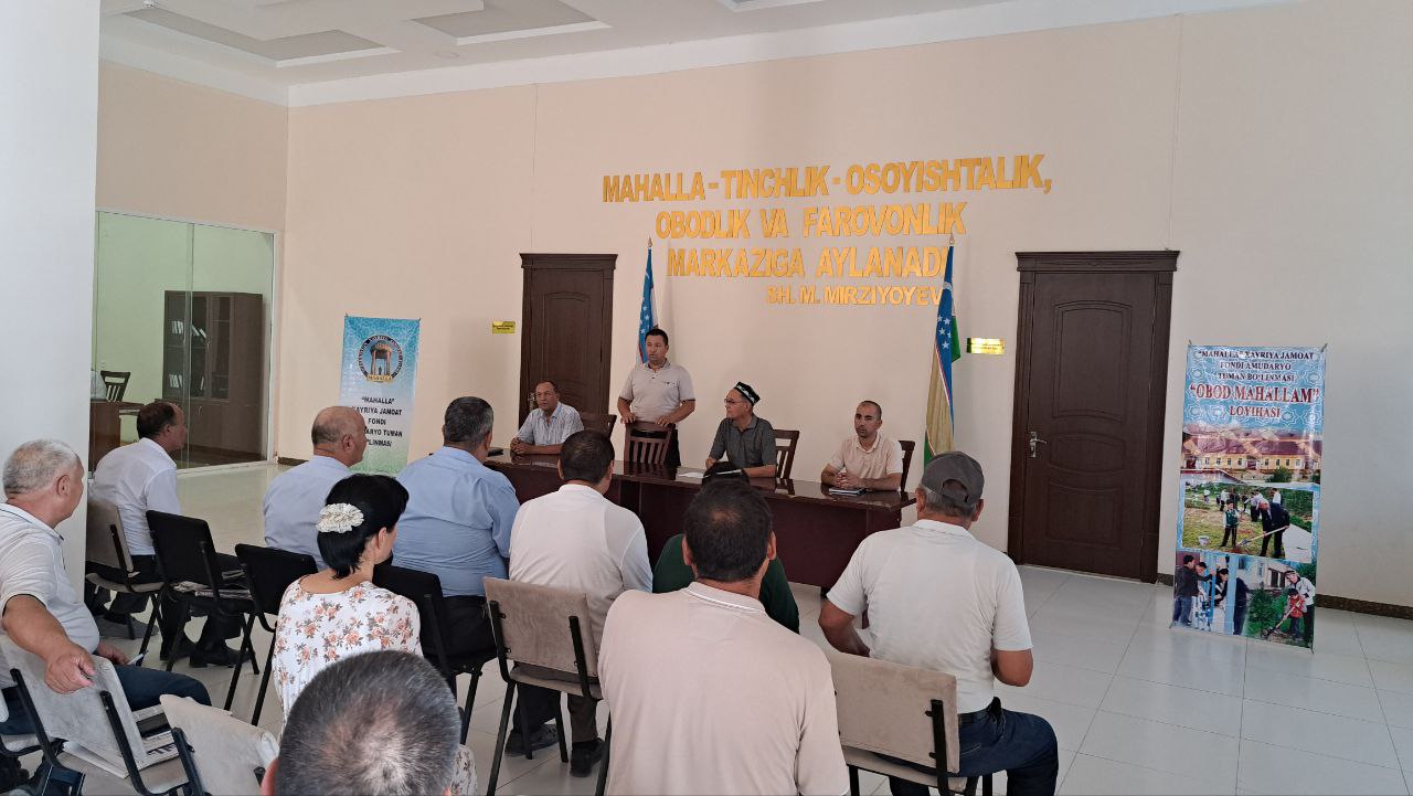 “Mahalla” xayriya jamoat fondi tuman boʻlinmasining “Obod ma