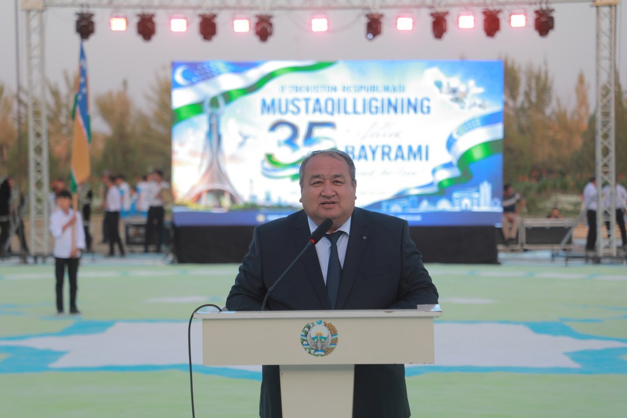Amudaryo tumanida Oʻzbekiston Respublikasi davlat Mustaqilligining 35 yilligi keng nishonlandi