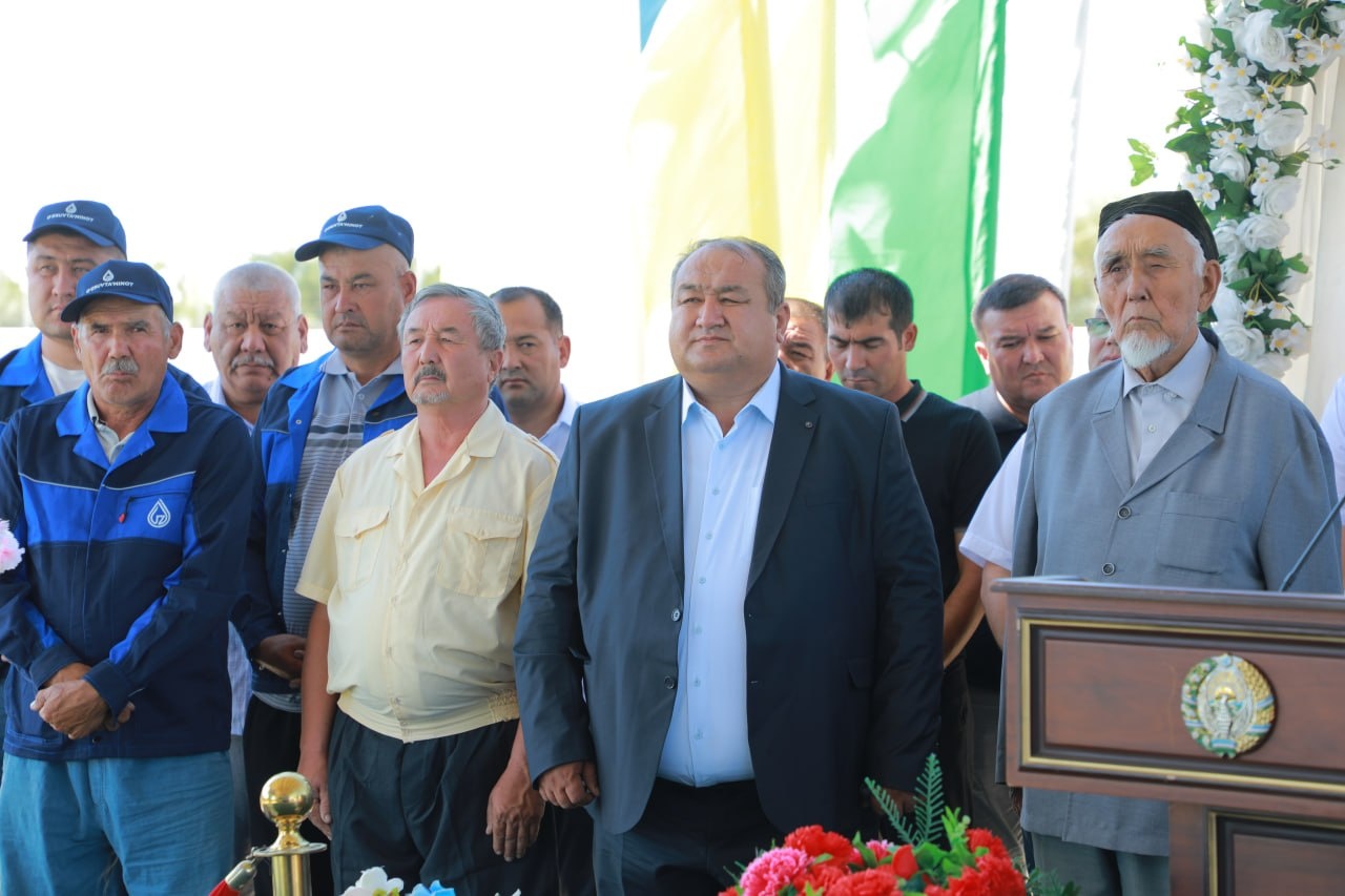 Амударё туманида Манғит сув тозалаш иншооти фойдаланишга топширилди