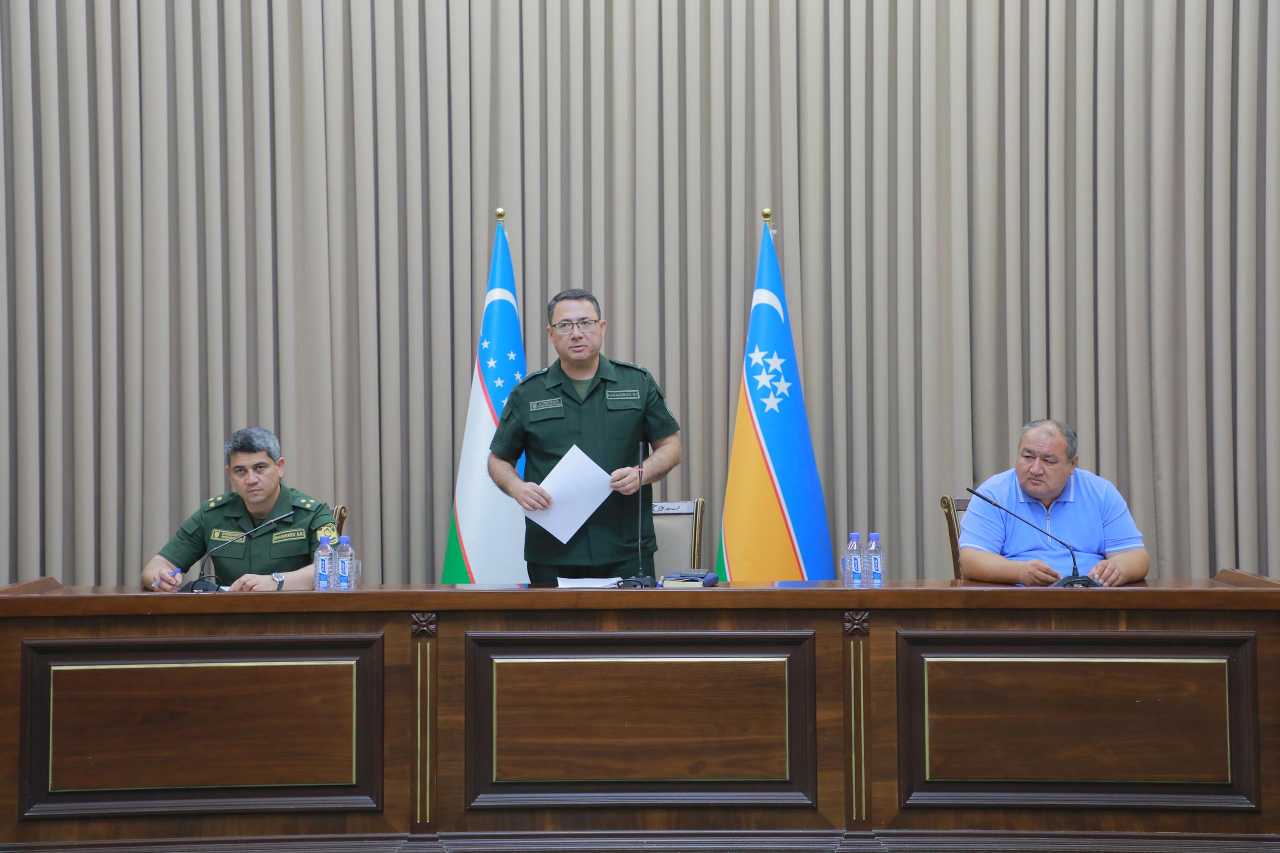 Амударё туманида ҳуқуқни муҳофаза қилувчи органлар фаолияти таҳлил қилинди